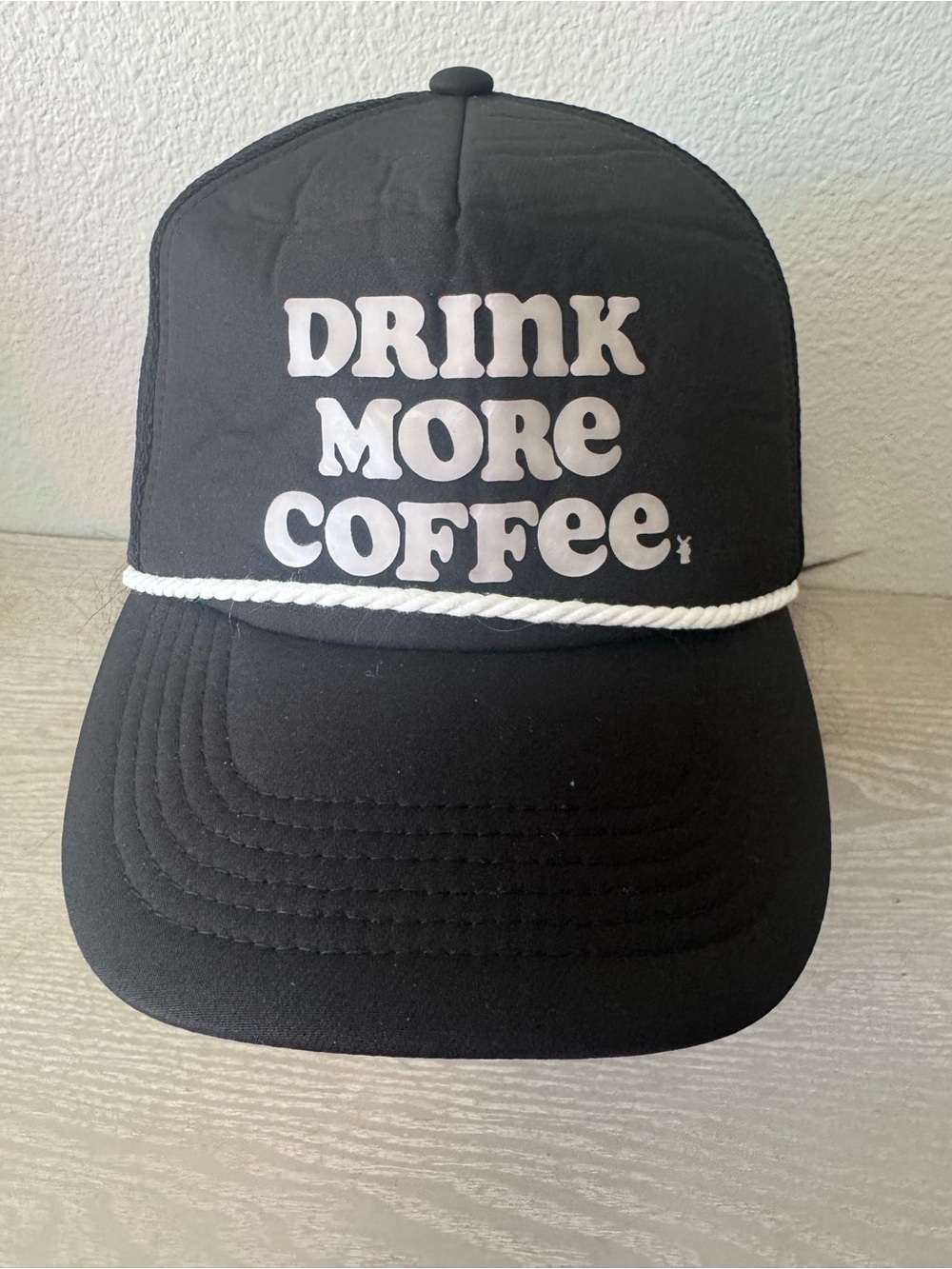 Dutch Bros -Drink More Coffee- Snap Back Hat Black